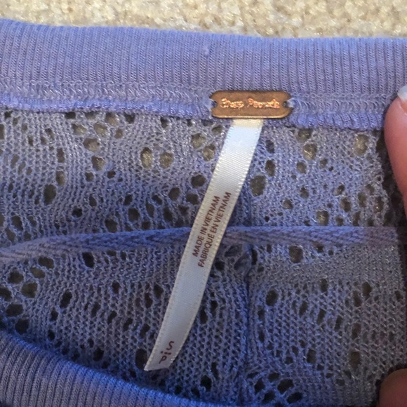 Free people lace oversized shirt - Picture 3 of 6